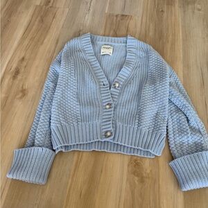 Women's Blue Knit Sweater